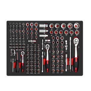 Kit d'outils à main combiné manuel certifié VDE Perceuses en plastique Clés à usage domestique Tournevis électriques OEM personnalisé inclus - Product Image 2