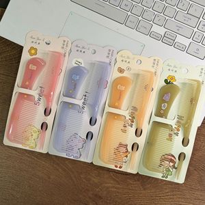 Juego de Peines para Niños con Estampado de Dibujos Animados, 2 Piezas, Mini Peine de Dientes Finos Portátil para el Cuidado y Peinado Diario - Product Image 3