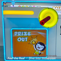 Machine de jeu d'arcade de basket-ball Ball King, à monnayeur, avec écran LCD et système de rédemption de prix