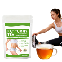 Thé Détox Amincissant Ventre Plat à Marque Privée OEM, Faible MOQ, 100% Poudre de Thé Vert Matcha, Confort Gastrique