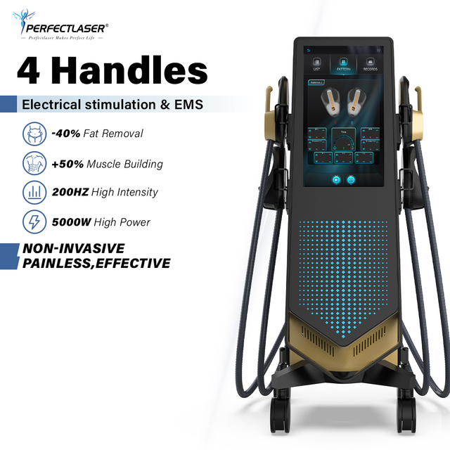 Professional 14 Tesla Muscle Building RF EMS Neo Machine Price 4 Handles 5000W Big Power EMS Zero Device Manufacturer