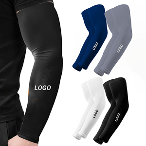 Manguitos deportivos personalizados de protección UV, transpirables, duraderos, de secado rápido, <span class=keywords><strong>sin</strong></span> costuras, para ejercicio y trabajo al aire libre. - Product Image 1