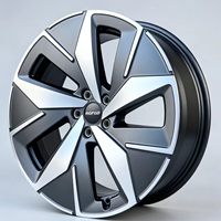 1 pièce Jante en alliage forgé 15-26 pouces Gris canon finition usinée Jantes de voiture personnalisées Y000