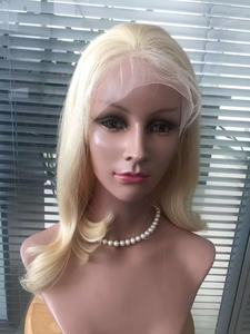 Perruque Emeda haut de gamme entièrement confectionnée à la machine, cheveux humains vierges 100% alignés sur la cuticule, perruque juive avec ligne de cheveux naturelle, 14 pouces, blonde - Product Image 4