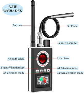 เครื่อ<span class=keywords><strong>ง</strong></span>ตรวจจับ GPS รุ่น F88 ที่ได้รับการอัปเกรด พร้อมจอ LCD ตรวจจับสัญญาณ RF ไร้สาย ตัวติดตาม GPS ระบบ IP สำหรับค้นหาอุปกรณ์ดักฟัง - Product Image 5