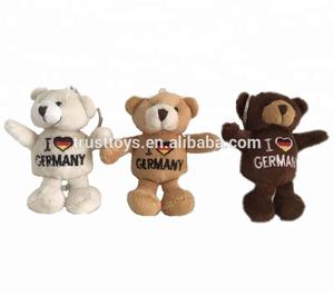 Petit porte-clés jouet <span class=keywords><strong>Husky</strong></span> doux, porte-clés <span class=keywords><strong>Husky</strong></span> en peluche avec T-shirt - Product Image 5