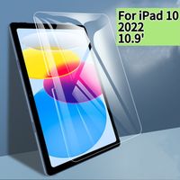 Protection d'écran en verre trempé HD facile à appliquer pour iPad 10e génération, protection de tablette sans bulles, 2022