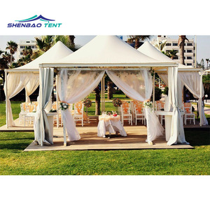 Luxury Hexagon Pagoda Tent <strong>Waterproof</strong> PVC Cover Aluminum 5m Double 3x3m 10m Event <strong>Canopy</strong> for Outdoor Party Trade Show Wedding - Product Image 4