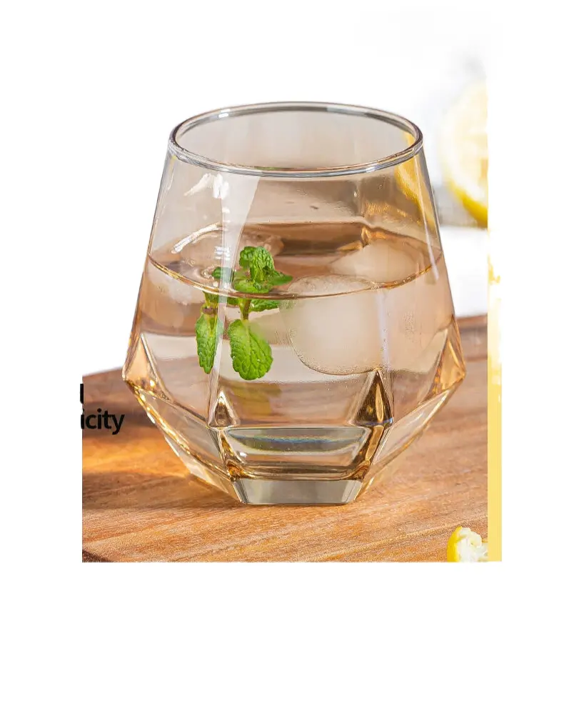Vaso de cristal de agua irrompible, vasos transparentes con logotipo, venta al por mayor, 1 regalo de negocios, nuevo producto