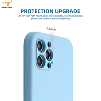 Nouveautés 2026 Coque de téléphone en silicone anti-gravité imperméable de luxe de couleur violette pour iPhone 16 PRO MAX