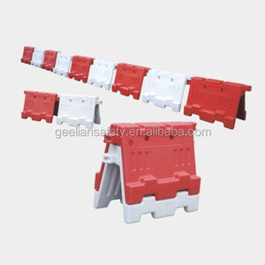 traffic plastic pliable barrier Popular Design Plastic Traffic Road Safety Jersey Barrier Water Filled Barrier