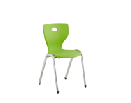 Chaise d'école empilable en plastique PP coloré au design contemporain pour l'étude des élèves en classe et à la maison (vente en gros)