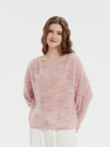 <span class=keywords><strong>Pull</strong></span> oversize en mohair Ombre Tricot <span class=keywords><strong>fin</strong></span> <span class=keywords><strong>Col</strong></span> <span class=keywords><strong>Bateau</strong></span> <span class=keywords><strong>Pull</strong></span> douillet - Product Image 3