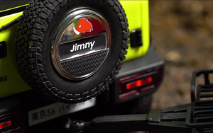Coche de Control Remoto <span class=keywords><strong>Suzuki</strong></span> <span class=keywords><strong>Jimny</strong></span> 2.4G Proporcional RTR Eléctrico con Sonido, Luces LED y Humo, Escala 1/16, SUV <span class=keywords><strong>RC</strong></span> con Remolque, Juguete de Regalo - Product Image 3