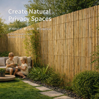 Clôture en bambou naturel, écran d'intimité pour jardin, panneau de clôture extérieur pour la décoration, fabricant de clôture de jardin en bambou, fournisseur OEM