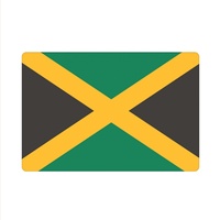 Tapis de sol en caoutchouc polyester avec drapeau national de la Jamaïque, 40*60 cm, tapis antidérapant rectangulaire pour l'entrée de la cuisine