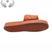 Nouvelles sandales plates pour femmes - Design élégant de la tige de la chaussure, confortables à porter, durables, antidérapantes et respirantes, pantoufles pour femmes