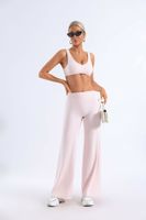 Ensembles de sport pour femmes, vêtements de yoga contrastés, ensembles de sport pour femmes, ensembles 2 pièces à séchage rapide pour la gym et le fitness