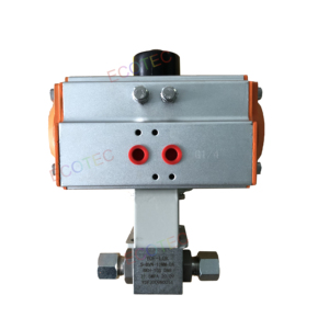 CNG Dispenser Way <span class=keywords><strong>V</strong></span> Mặt Bích Cổng 316 Thép Không Gỉ Đơn Hoạt Động Khí Nén Thiết Bị Truyền Động Van Bi Van Khí Nén Ydf-<span class=keywords><strong>lok</strong></span> - Product Image 1