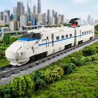12002 12002CX Harmony CRH2 EMU Train à grande vitesse, modèle ferroviaire mondial, jouets éducatifs en plastique à construire soi-même pour enfants, blocs de construction de train 1808
