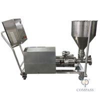 Pompa pencampur homegenizer geser tinggi sanitasi baja tahan karat untuk Mixer High Shear krim kosmetik kosmetik