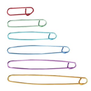 1 Pcs Colorful Aluminum 6 Sizes Sewing Accessory Set Hand Knitting Yarn <strong>Stitch</strong> <strong>Holders</strong> and Safety Pins - Product Image 2
