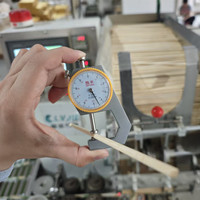 Baguettes chinoises jetables en bambou rondes pour restaurants, plats à emporter et services de traiteur, emballage personnalisé, approvisionnement en gros