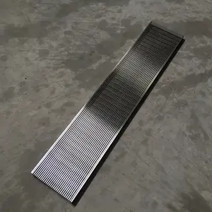 Stainless 316 Steel Linear Shower Floor Drain Heel Guard Grate Compact Grating Drainage Channel Stainless Steel Grating