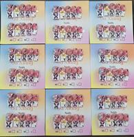 Promo Panas DAXIANG Kuku Palsu Berkualitas Tinggi 10 Pcs Buatan Tangan Gaya Prancis 3D ABS Full Cover Pendek