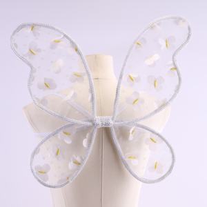 Ailes de fée princesse papillon ailes pour enfants broderie fleur accessoires de fête pour anniversaire et Halloween pour enfants - Product Image 3