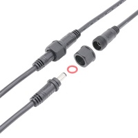 AOHUA M14 mâle vers femelle 5A DC Power Plug 5.5x2.1mm Splitter Cable 5521 Dc Jack Connector