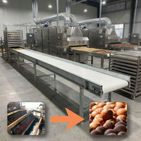 Four tunnel de séchage multicouche pour noix, unité de déshydratation industrielle pour noix de pécan, pistaches et autres variétés de noix, machine de traitement thermique des noix