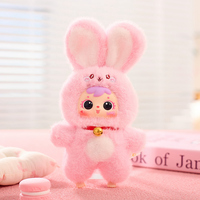 Boîte mystère de poupées lapin de dessin animé au design créatif, mini, mignonnes, écologiques, en coton PP, super douces, en peluche, cadeaux pour enfants et adultes