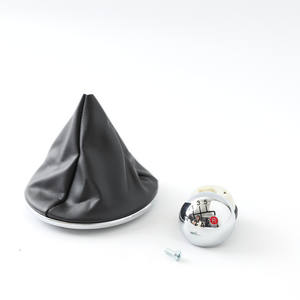 Funda de Palanca de Cambios Fiat, Cuero PU, Estilo Clásico, Accesorio Interior para Automóvil, para Transmisión Manual - Product Image 1