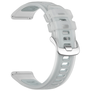 <span class=keywords><strong>Bracelet</strong></span> de montre en silicone de remplacement 20/22 mm, <span class=keywords><strong>bracelet</strong></span> de montre bicolore en gelée pour montre Garmin - Product Image 5