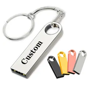 Nuoxin Custom Metal Mini U Disco 4GB 8GB 16GB 32GB 64GB 128GB Stick Key Pen Drive Pen Usb Memória Flash Drives Para Promoção