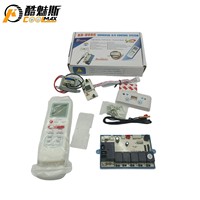 Kit Sistem Kontrol AC Universal KD-U08C PCB, Papan Kontrol Remote AC untuk Suku Cadang AC Split Rumah