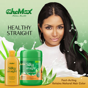 Système de Relaxation Complet : Crème Cortial et Shampoing Neutralisant pour Lissage Permanent des Cheveux Africains – Kit Professionnel de <span class=keywords><strong>Salon</strong></span> - Product Image 1