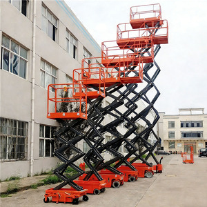 Platform Kerja Angkat Listrik Portable Rong Yu JT-GZ0406, Gunting Baja Elektrik, 8-20m, Untuk Penggunaan Gudang Bergerak, Bersertifikasi <span class=keywords><strong>CE</strong></span> - Product Image 2