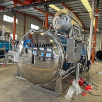Nieuwe automatische retortmachine sterilisator zakjes voedsel autoclaaf voor restaurantgebruik