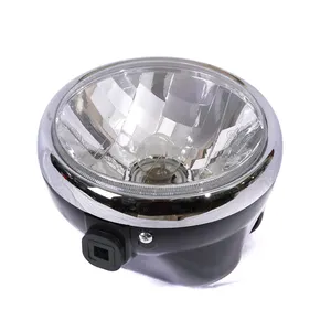 Vespa pièces moto phare circulaire lampe frontale lumière lentille claire pour YAMAHA YBR125 5VL vespa scooter