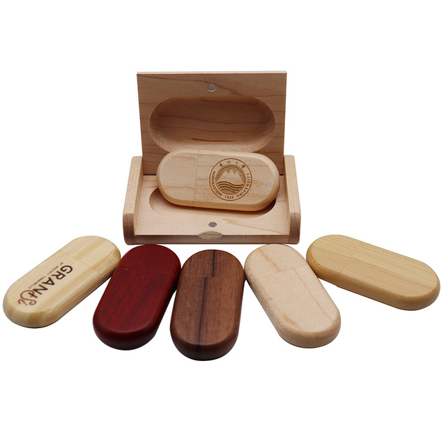 Promotional Custom Laser Engraving logo Wood Pen Flash Drive 3.0 Wholesale Bamboo Usb Flash Drive Pormo Usb Flash Key