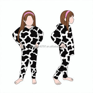 Personalizado al por mayor niños pijamas Unisex bebé mameluco de fibra de bambú Ykk Zip bebé <span class=keywords><strong>Crowling</strong></span> traje - Product Image 5