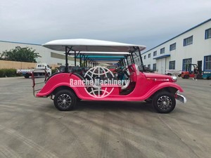 Nuevo con paneles solares, coche clásico eléctrico de 8 plazas, autobús turístico de baja velocidad, coche vintage en venta. - Product Image 5