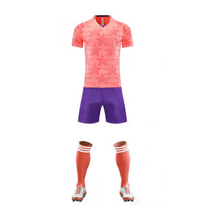 Vêtements d'entraînement pour équipes sportives en polyester 100% léger, respirant, à séchage rapide, imprimés en gros, uniformes de football, maillots de soccer - Product Image 1