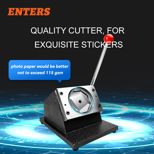 50*50mm Square Fashion Metal Badges with Manual Cutter Machine-Factory Direct Fast <strong>Updates</strong> 1 Year Warranty - Product Image 3