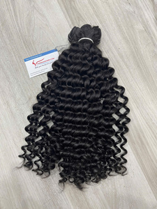 Vente flash Thanh an F21 100% cheveux vierges vietnamiens Remy pour extensions de cheveux à ondulation profonde Noir 100g Stock disponible en février - Product Image 6