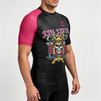 Rashguard de compression élégant et durable No-Gi, séchage rapide, évacuation de l'humidité pour MMA, Jiu-jitsu, BJJ
