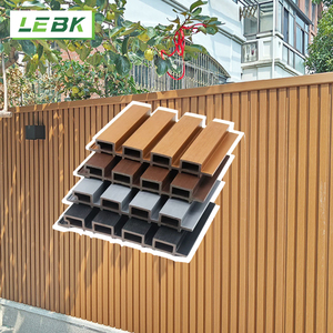 Paneles <span class=keywords><strong>de</strong></span> Revestimiento <span class=keywords><strong>de</strong></span> Pared WPC Ecológicos e Impermeables para Uso en Hoteles, Diseño Moderno, Decoración Exterior - Product Image 1