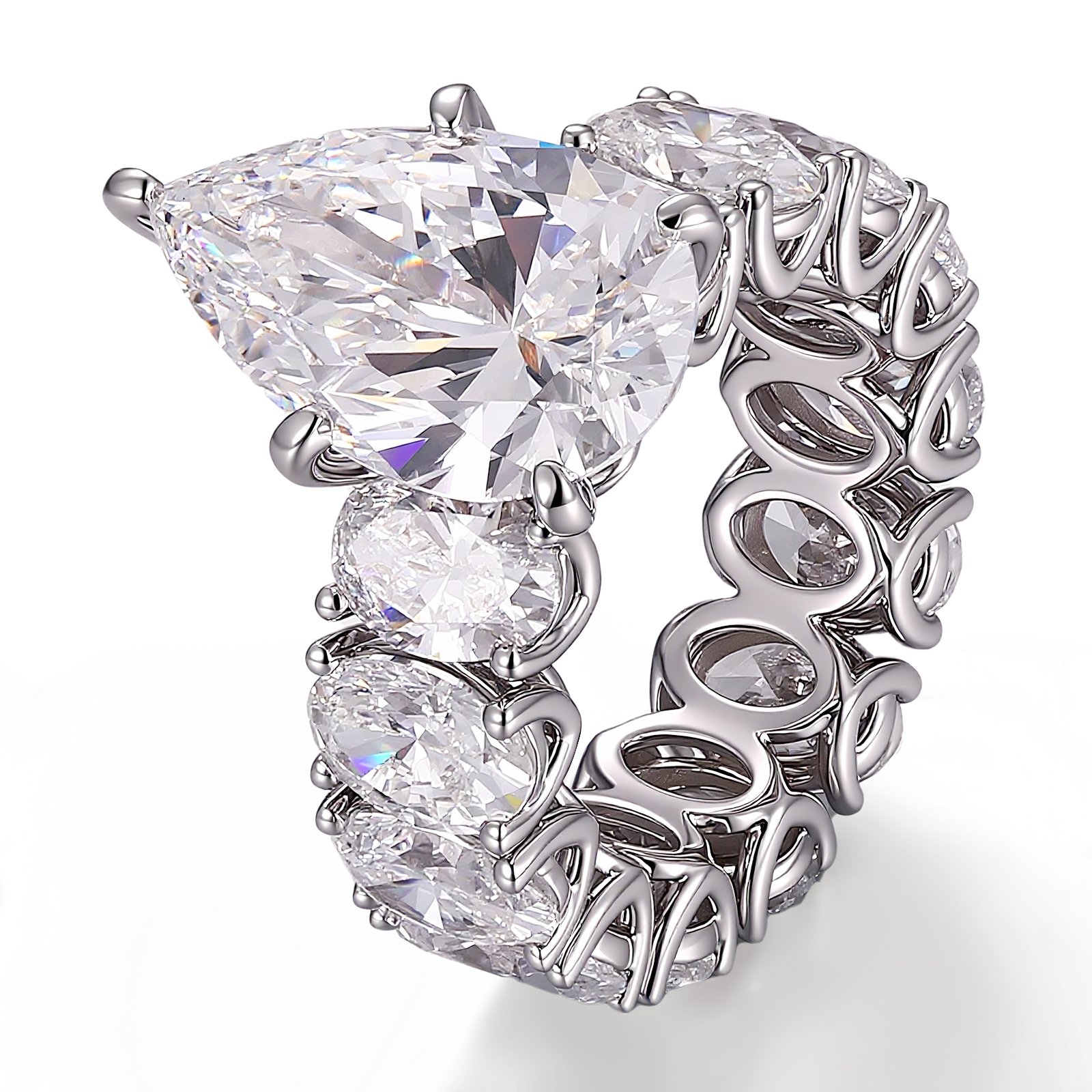 แหวนเพชรแล็บทองคำแท้ 14K